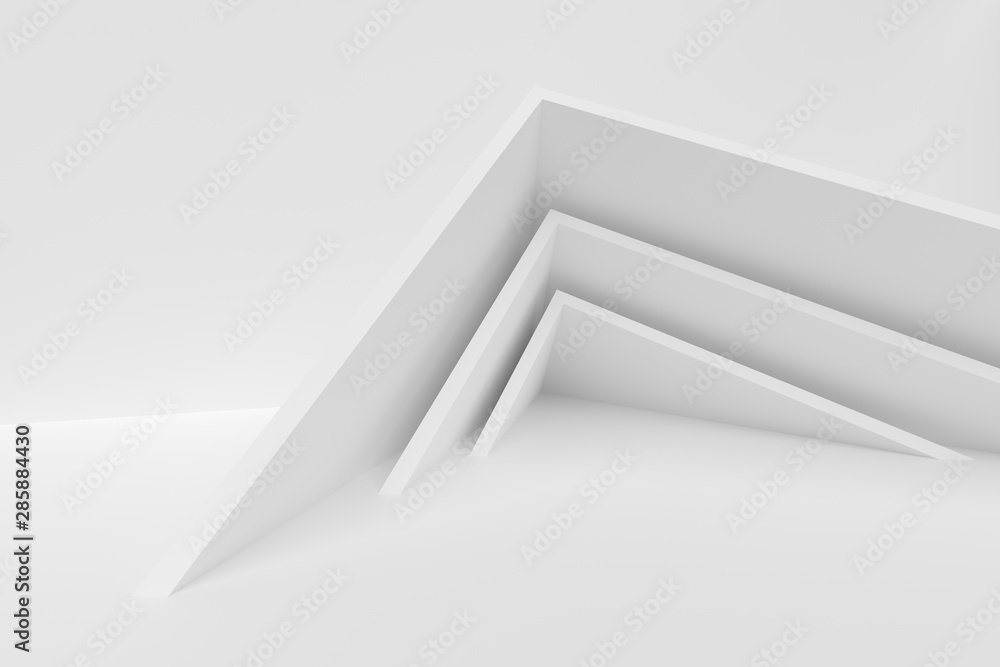 Abstract Interior Design. White Modern Background Abstract Interior Design. White Modern Background