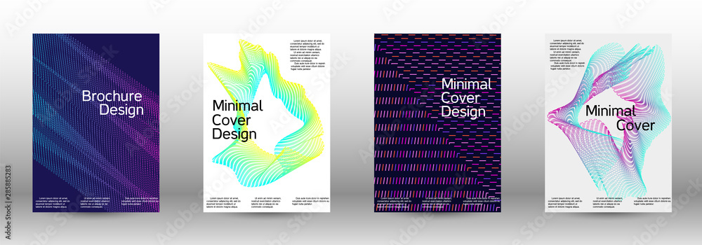Cover design template set Cover design template set