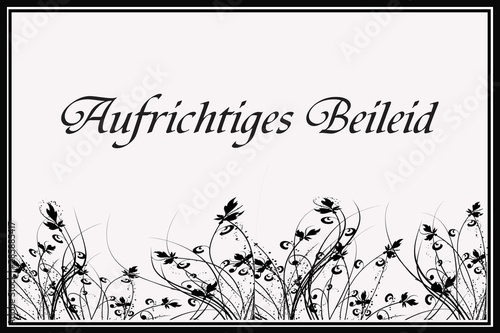 Trauer, Beileid und Anteilnahme
