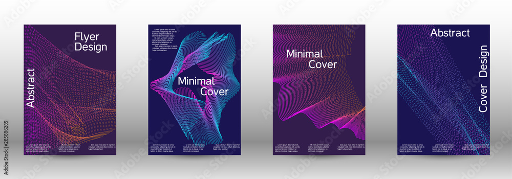 Cover design template set Cover design template set