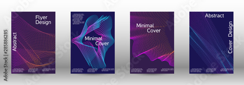 Cover design template set 