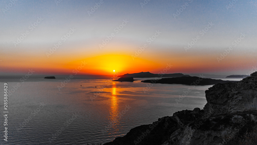 Santorini sunset.