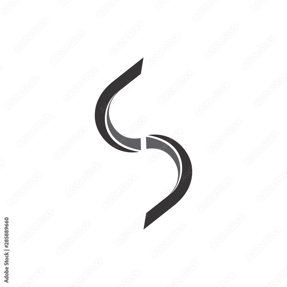 S letter 3D logo design vector S letter 3D logo design vector