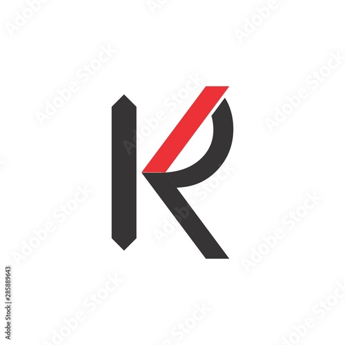 Free Download KR letter logo design vector - GFXLoad