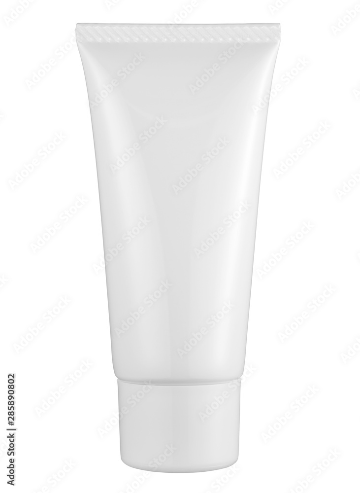 white tube of cream or gel clean white tube of cream or gel clean