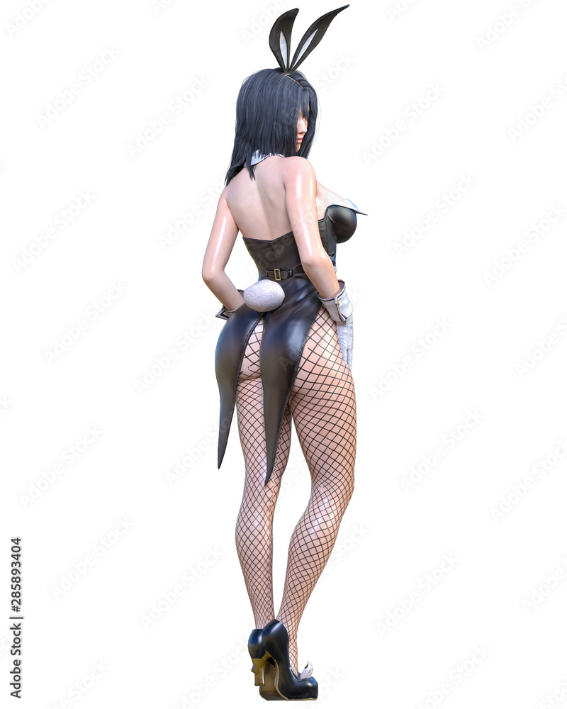 3D comics cosplay anime bunny girl. 3D comics cosplay anime bunny girl.