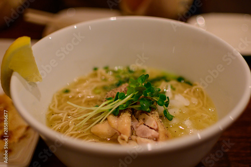 塩ラーメン。あっさりするラーメン、〆の一杯