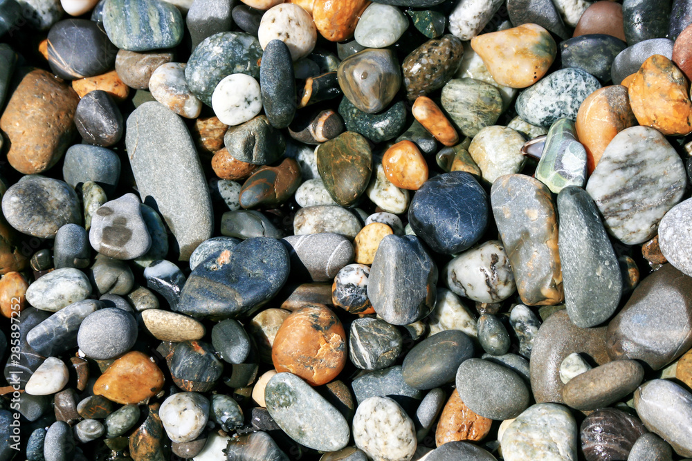 Beach with pebbles on the black Sea coast. Beach with pebbles on the black Sea coast.
