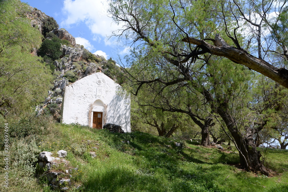 Kapelle in der Prevelischlucht auf Kreta