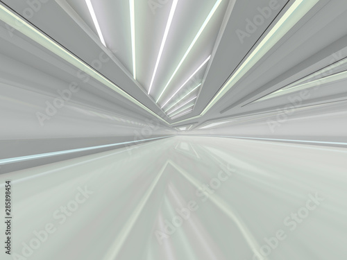 Abstract modern architecture background. 3D