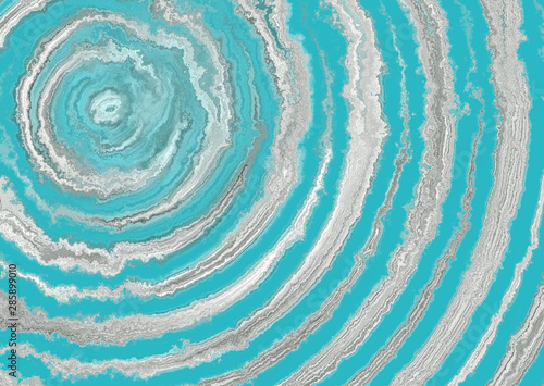 swirl rings spiral decor