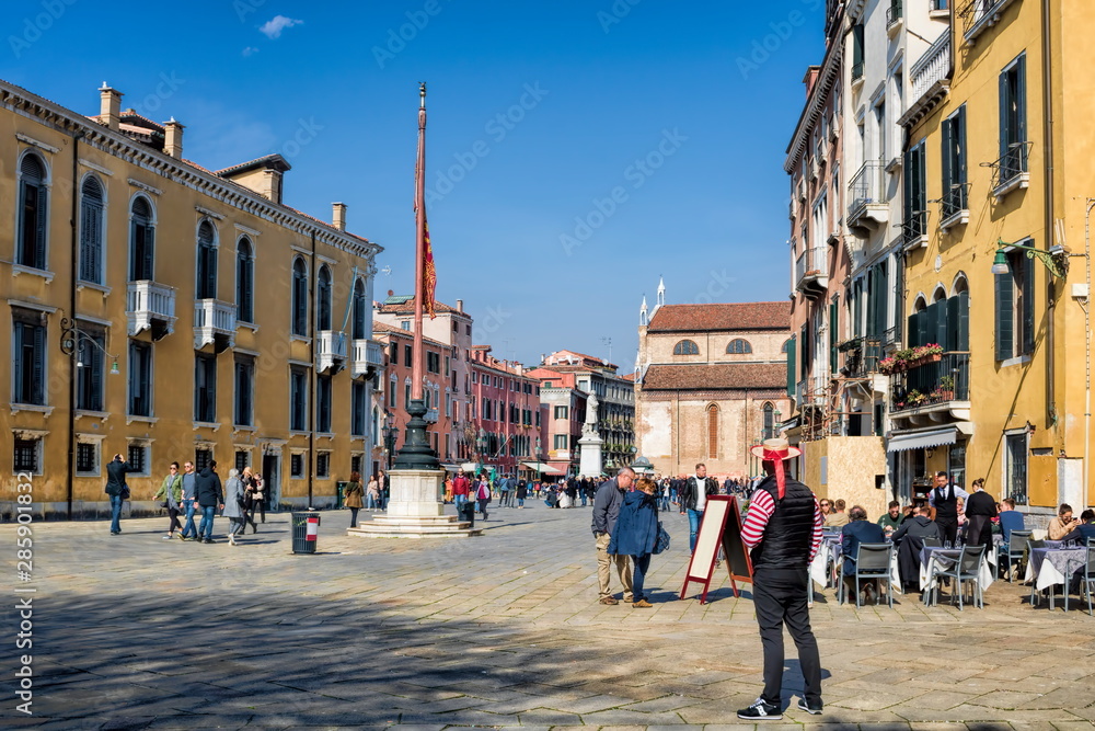 campo santo stefano in venedig, italien.