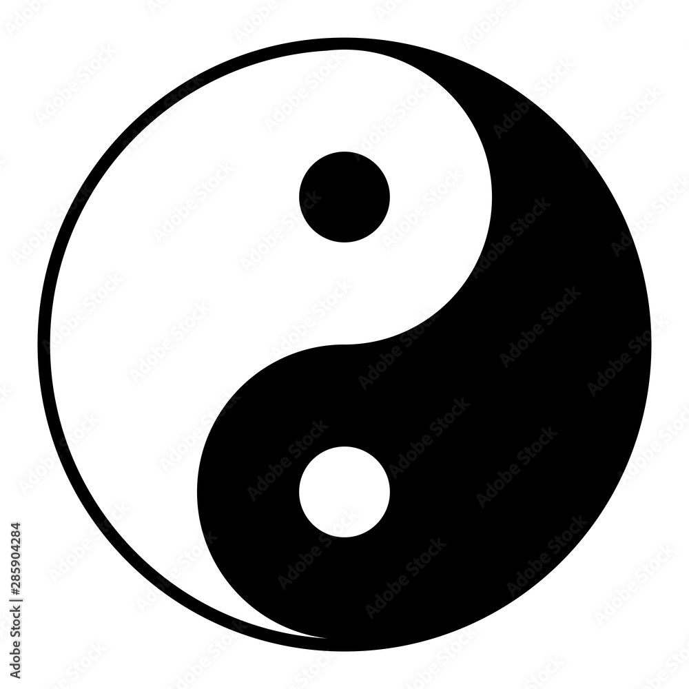 gz432 GrafikZeichnung - german: Yin Yang Symbol / english: yin and yang - close-up - simple icon isolated on white background - template g8473 gz432 GrafikZeichnung - german: Yin Yang Symbol / english: yin and yang - close-up - simple icon isolated on white background - template g8473