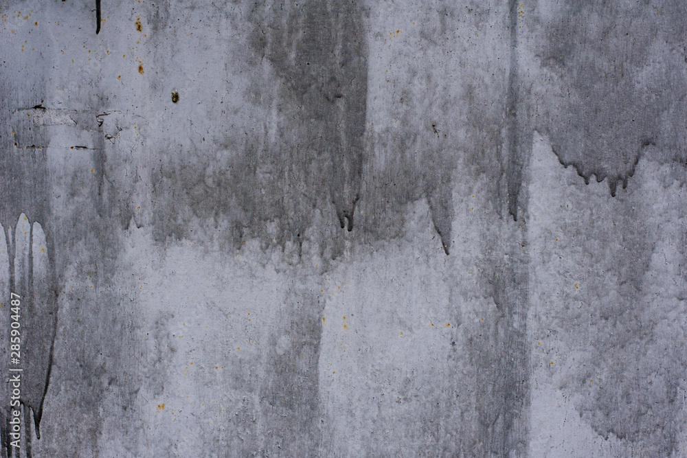 Obraz premium Texture of vintage rusty gray iron wall background with many layers of paint and rust
