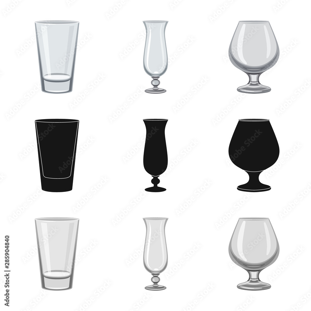 Isolated object of form and celebration icon. Set of form and volume stock vector illustration. Isolated object of form and celebration icon. Set of form and volume stock vector illustration.