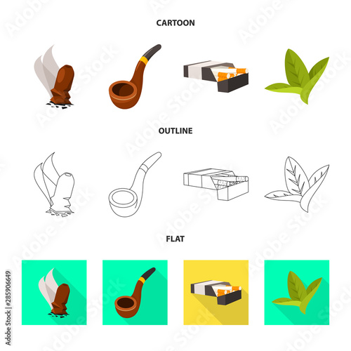 Isolated object of accessories and harm symbol. Collection of accessories and euphoria vector icon for stock.