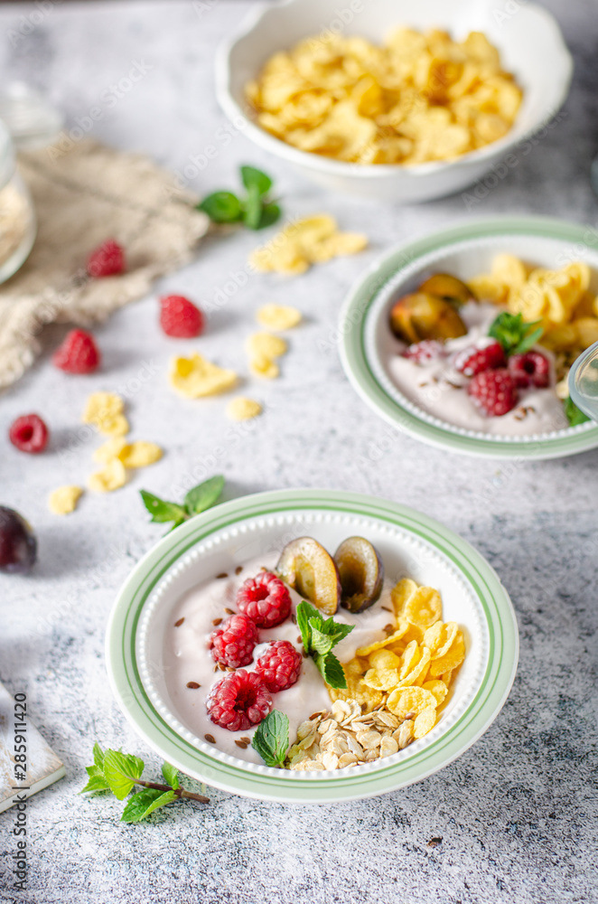 Easy and delicious cornflakes breakfast