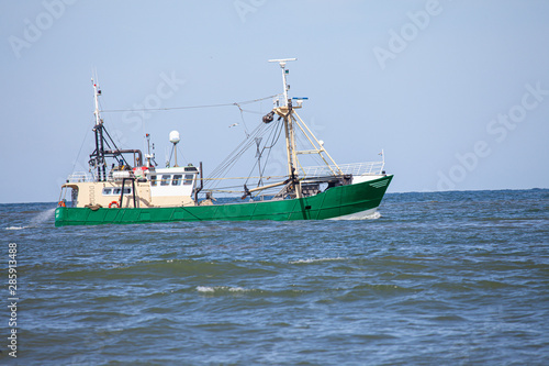 a shrimp cutter on the north sea © jokuephotography