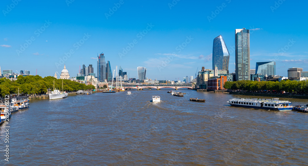 southwark bridge view from Blackfriars bridge london england river thames southwark bridge view from Blackfriars bridge london england river thames