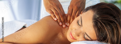 Woman At Health Spa Having ...