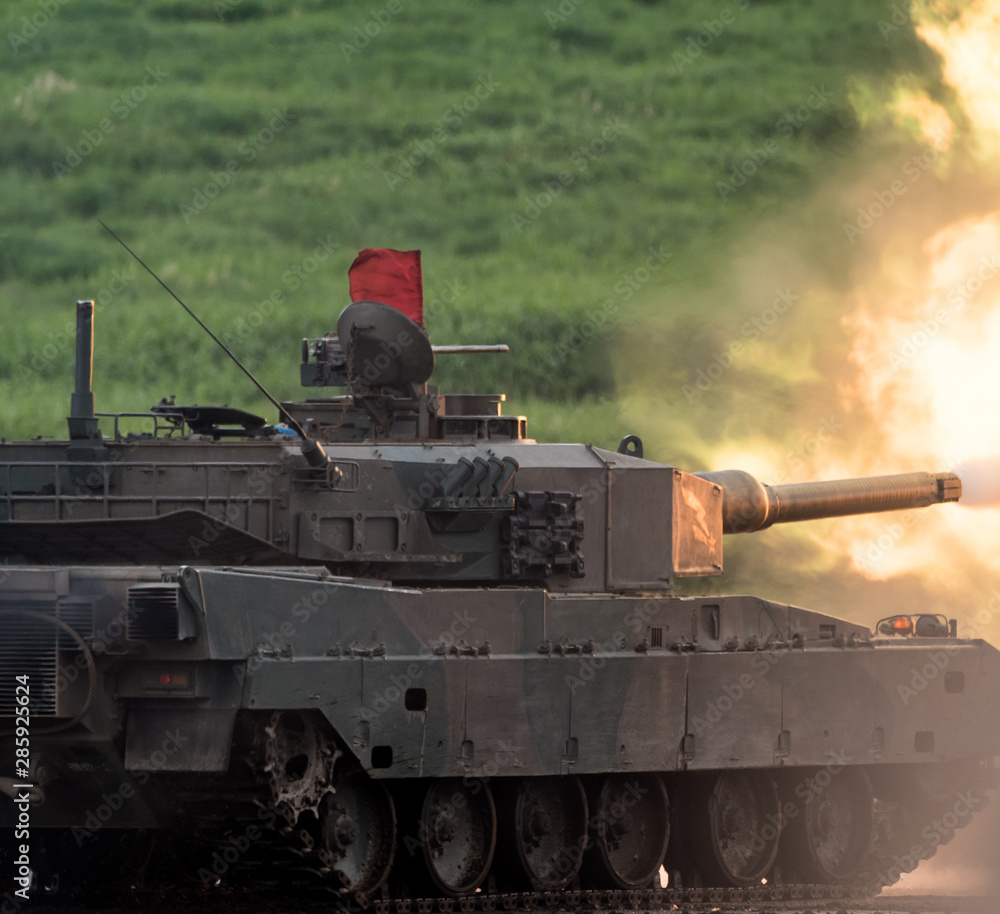 戦車の砲撃 戦車の砲撃