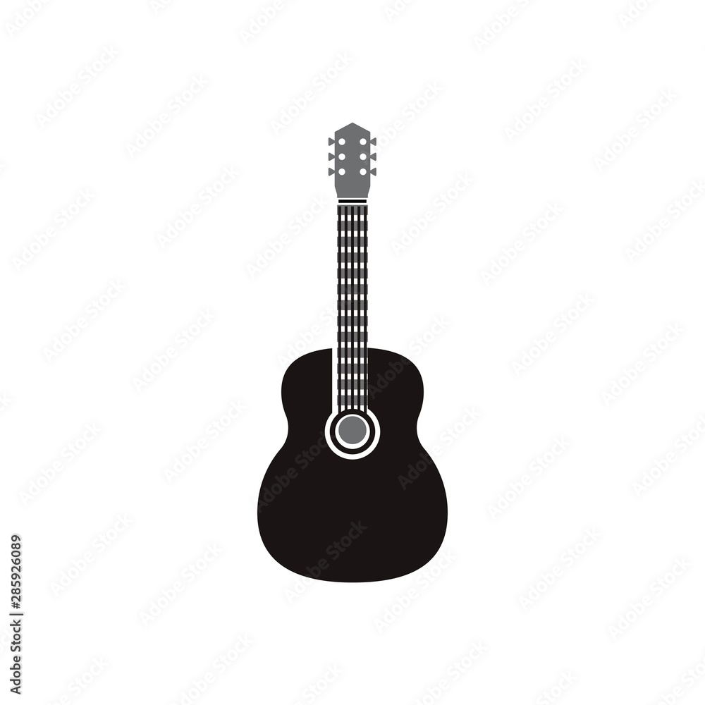 Guitar logo template vector icon design Guitar logo template vector icon design