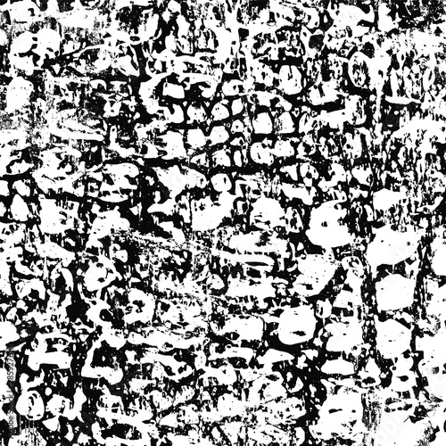 Grunge background black and white. Abstract monochrome texture.  Vector pattern of scratches  chips  scuffs