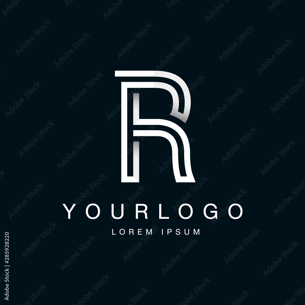R labyrinth Logotype