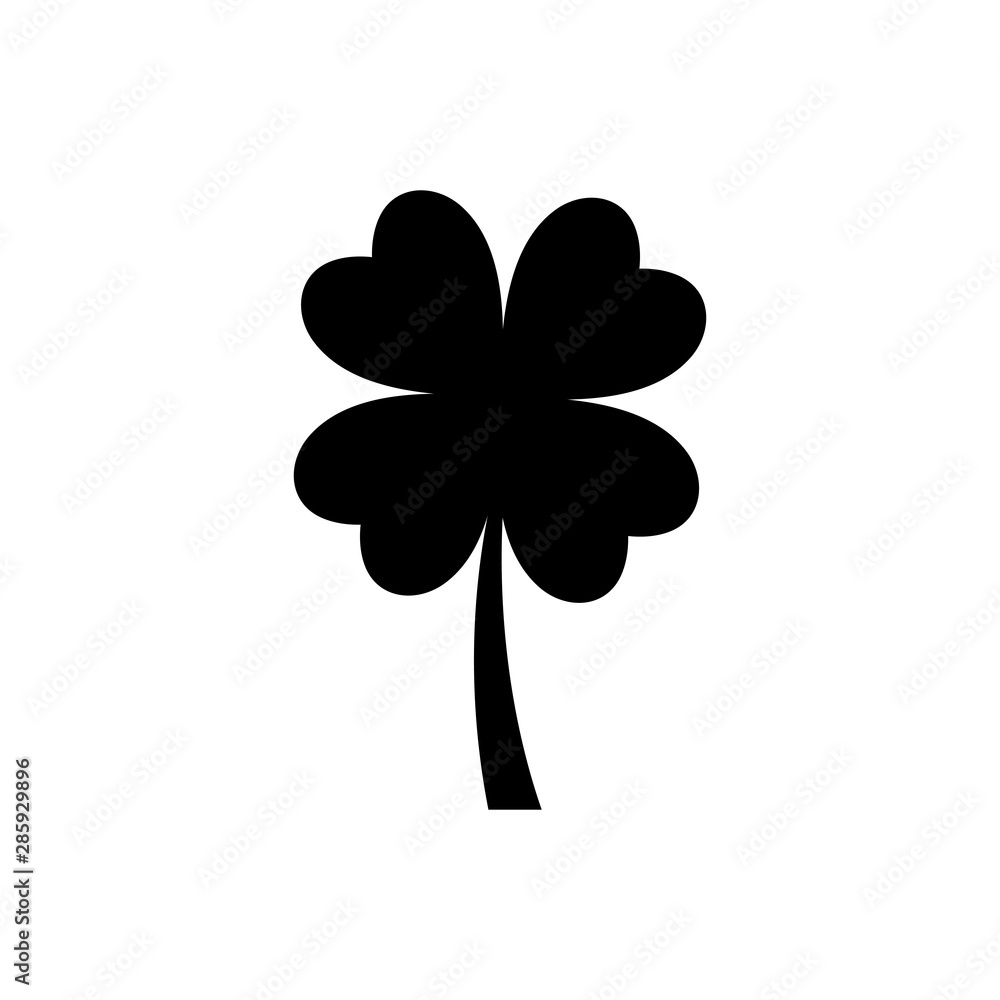 Leaf clover sign icon.saint patrick symbol.design Leaf clover sign icon.saint patrick symbol.design