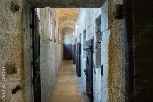 Old Prison (Prigioni Vecchie) in the Doge's Palace (Palazzo Ducale) in Venice, Italy.