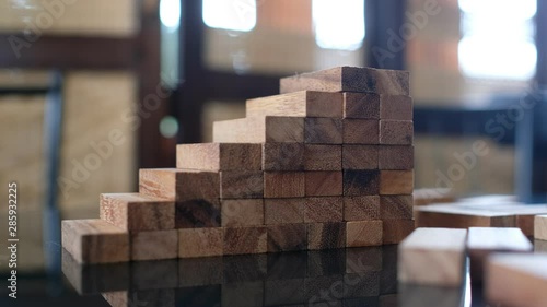 building wood blocks, plan and strategy