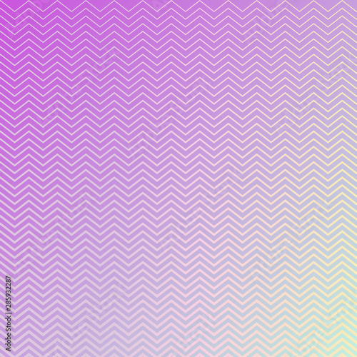 Zigzag lines on color background gradient