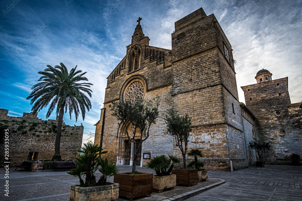 Old City in Alcúdia, Mallorca, Spain