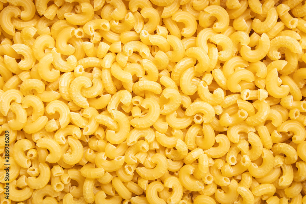 top view of italian macaroni pasta for background top view of italian macaroni pasta for background