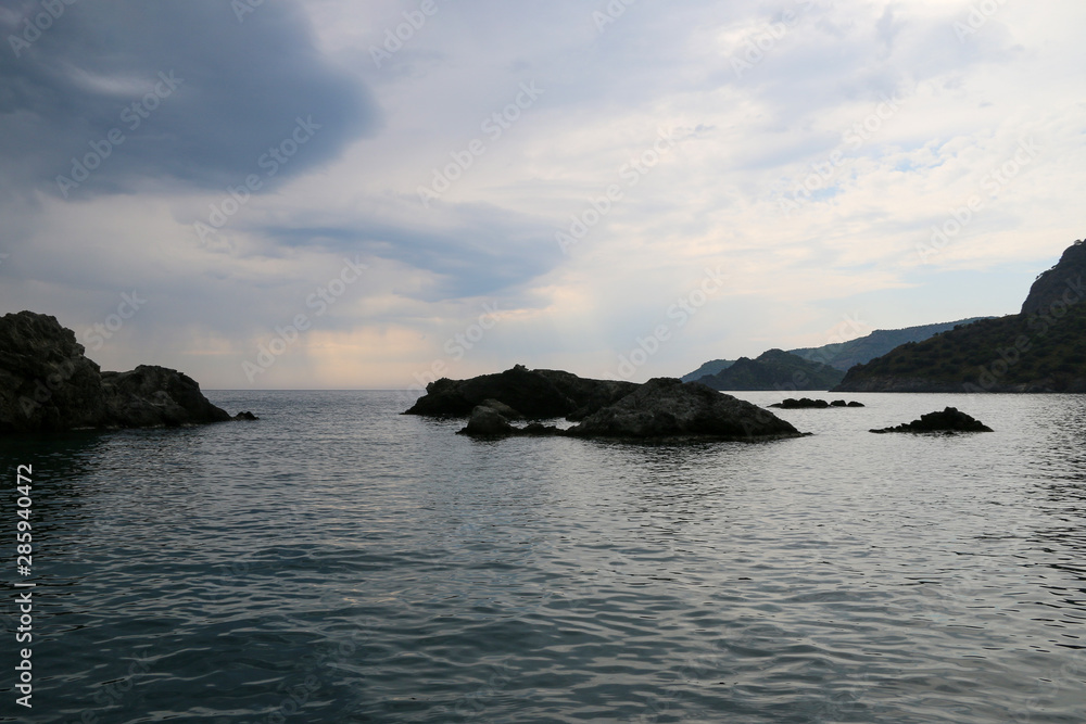 view of the sea and mountains – Fethiye ölüdeniz yatch tour