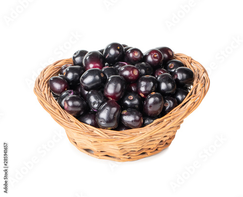 Fresh Jamun fruits photo