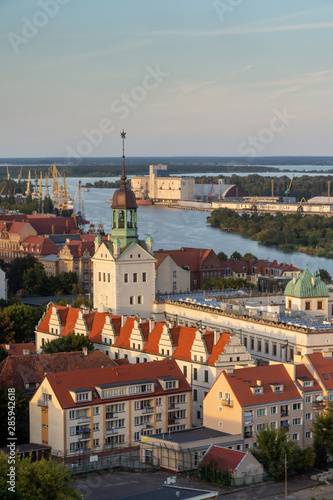 Old Polish city of Szczecin