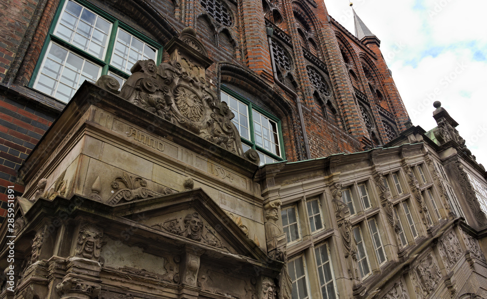 renaissance stairs - town hall - Luebeck