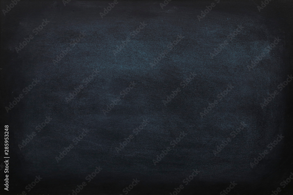 Blank chalk rubbed out on blackboard or chalkboard texture. clean school board for background or copy space for add text message.
