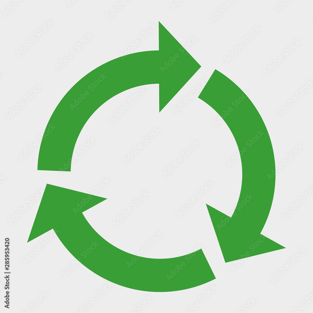 A Colourful Green Vector Circular Arrow Illustration A Colourful Green Vector Circular Arrow Illustration