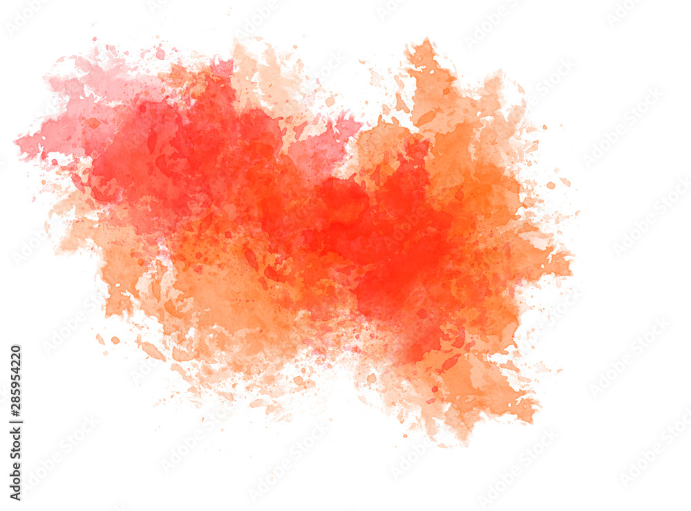 Abstract beautiful Colorful watercolor painting illustration background, Colorful brush background.