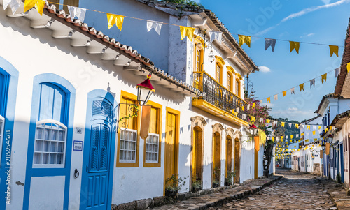 Historical centre of Paraty in Brazil photo