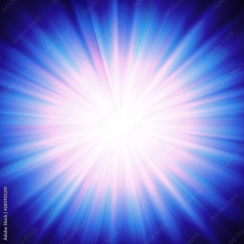 Blue Abstract Star Burst Background Blue Abstract Star Burst Background
