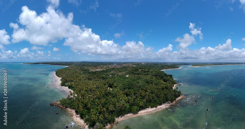 aereal view beach at boipeba bahia brazil oct 18 aereal view beach at boipeba bahia brazil oct 18