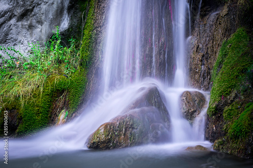 Cascada oculta en el bosque