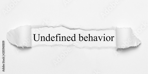 Photos Undefined behavior