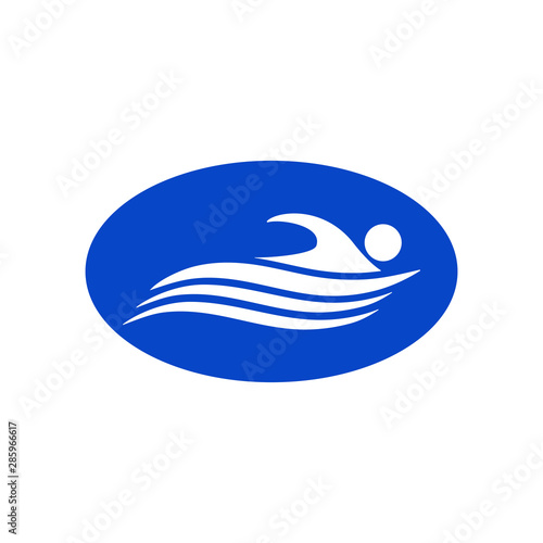 swimming icon. Logo element illustration. swimming symbol design. colored collection. swimming concept.