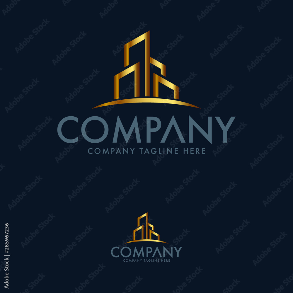 Fototapeta premium Creative Real Estate Logo Template