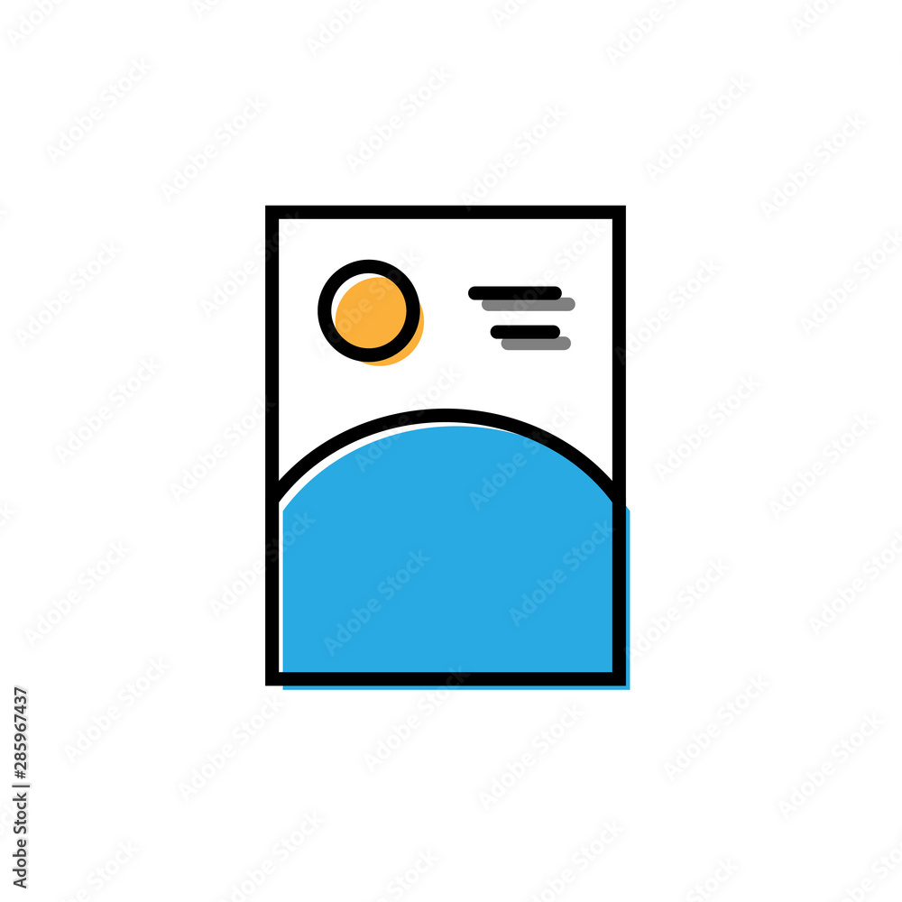 Photo Picture Image Icon Vector Logo Template - Eps 10 Photo Picture Image Icon Vector Logo Template - Eps 10