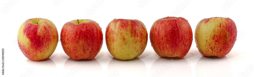 Fresh red apple isolated on white background Fresh red apple isolated on white background